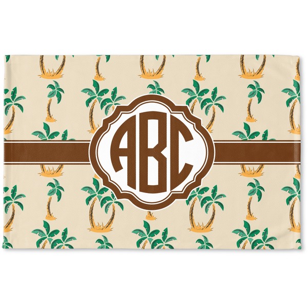 Custom Palm Trees Woven Mat (Personalized)