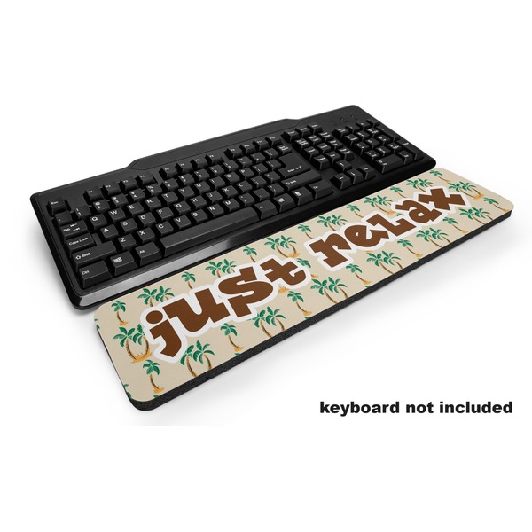 Custom Palm Trees Keyboard Wrist Rest (Personalized)