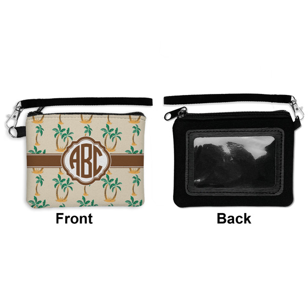 Palm Trees Wristlet ID Cases - Front & Back