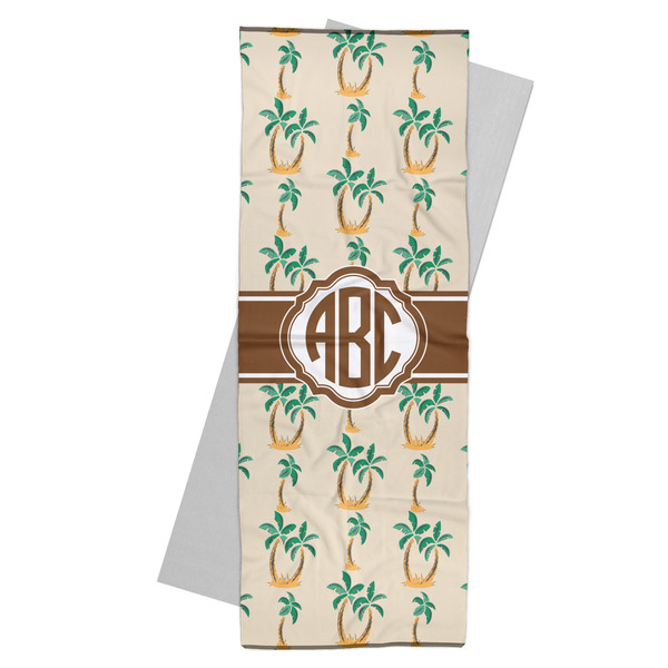Custom Palm Trees Yoga Mat Towel (Personalized)