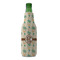 Palm Trees Zipper Bottle Cooler - FRONT (bottle)
