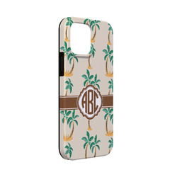Palm Trees iPhone Case - Rubber Lined - iPhone 13 Mini (Personalized)