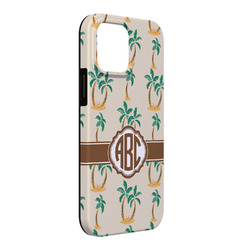 Palm Trees iPhone Case - Rubber Lined - iPhone 13 Pro Max (Personalized)