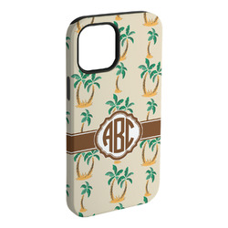Palm Trees iPhone Case - Rubber Lined - iPhone 15 Plus (Personalized)