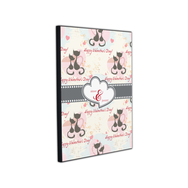 Cats in Love 11x14 Wood Print - Angle View