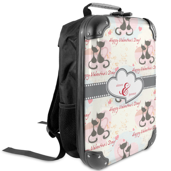 Custom Cats in Love Kids Hard Shell Backpack (Personalized)