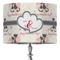 Cats in Love 16" Drum Lampshade - ON STAND (Fabric)