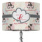 Cats in Love 16" Drum Lamp Shade - Fabric (Personalized)