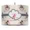Cats in Love Drum Pendant Lamp (Personalized)