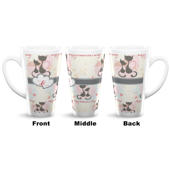 Cats in Love 16 Oz Latte Mug - Approval