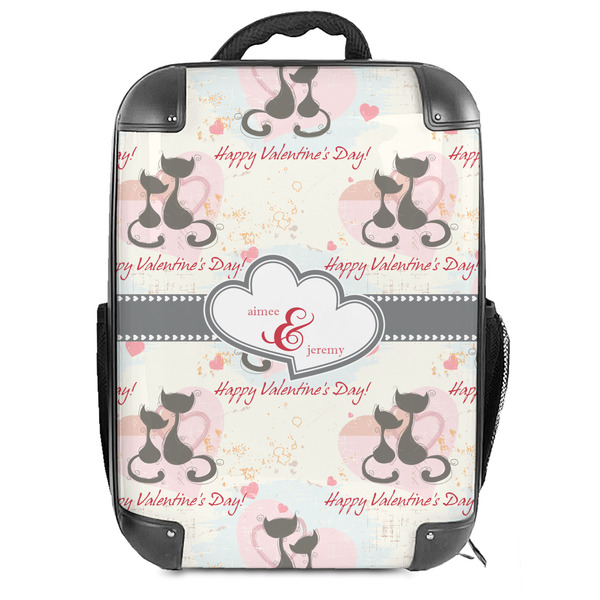 Custom Cats in Love 18" Hard Shell Backpack (Personalized)