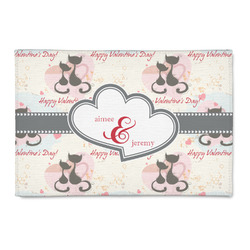 Cats in Love 2' x 3' Indoor Area Rug (Personalized)