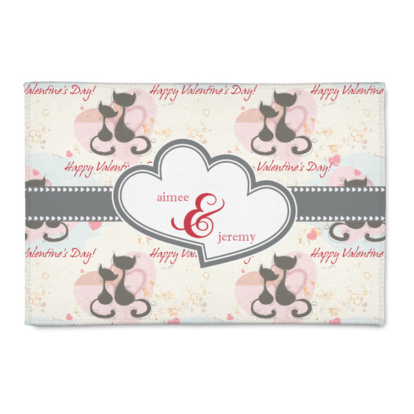 Custom Cats in Love Patio Rug (Personalized)