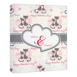 Cats in Love Canvas Print - 20x24 (Personalized)