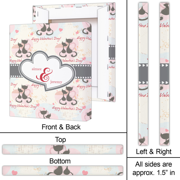 Cats in Love 20x24 - Canvas Print - Approval