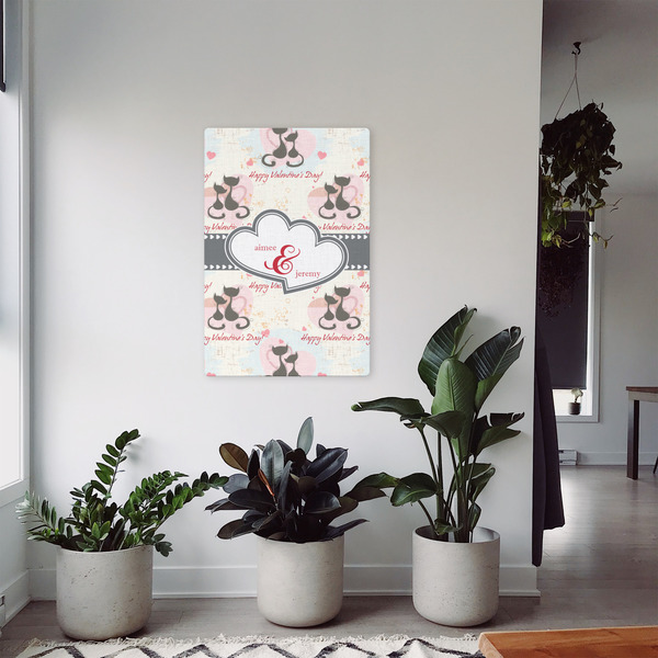 Cats in Love 20x30 - Canvas Print - In Context