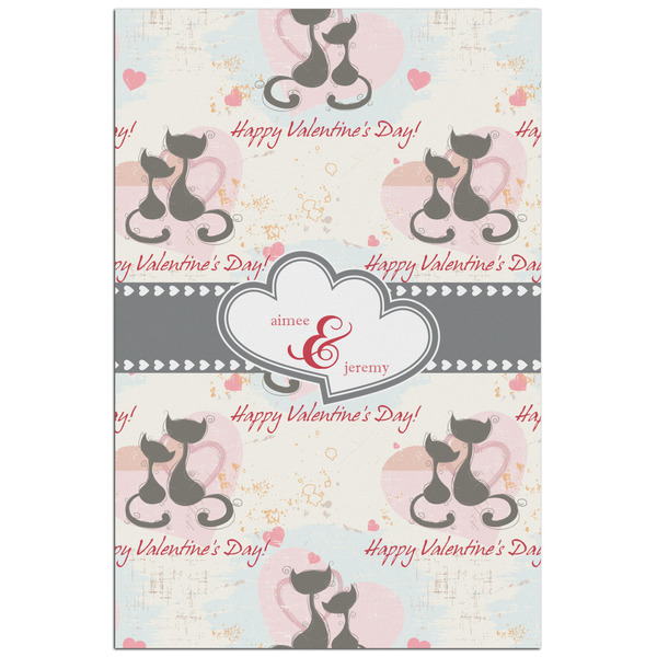 Custom Cats in Love Poster - Matte - 24x36 (Personalized)