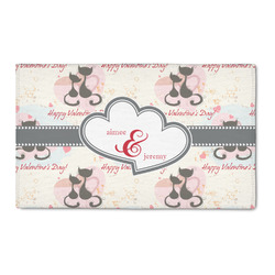 Cats in Love 3' x 5' Patio Rug (Personalized)