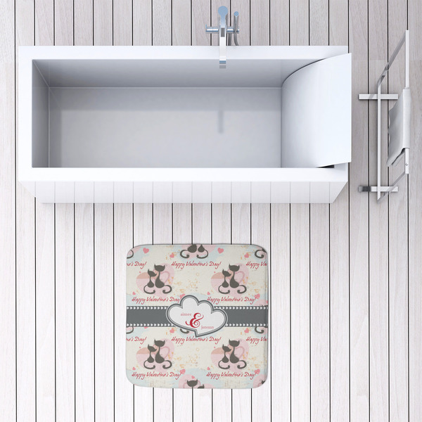 Cats in Love 48x48 Foam Memory Mat - LIFESTYLE