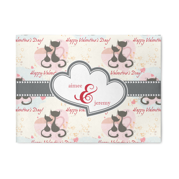 Custom Cats in Love Area Rug (Personalized)