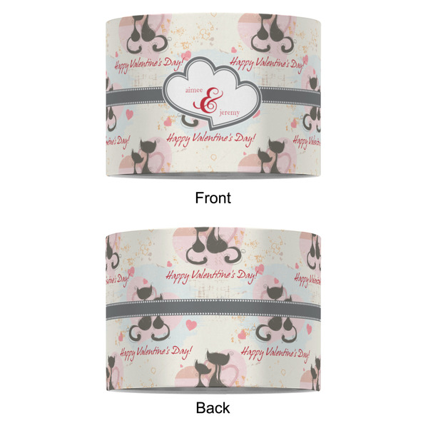Cats in Love 8" Drum Lampshade - APPROVAL (Fabric)