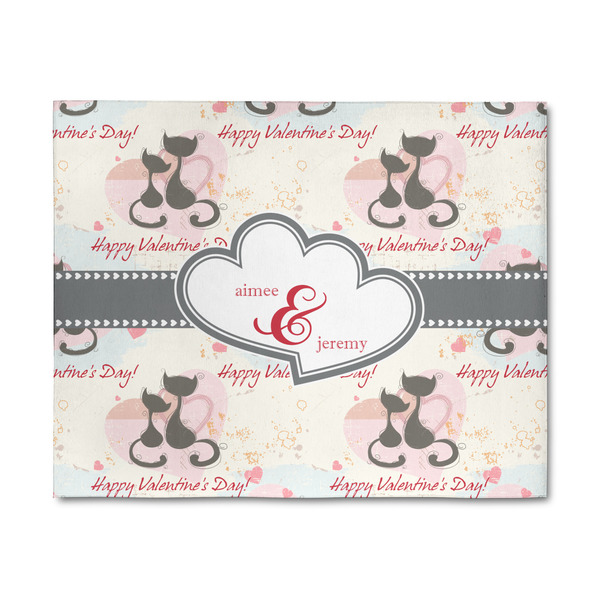 Custom Cats in Love 8' x 10' Indoor Area Rug (Personalized)