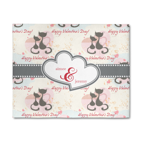 Custom Cats in Love 8' x 10' Patio Rug (Personalized)