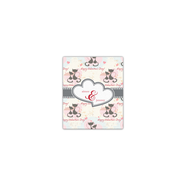 Custom Cats in Love Canvas Print - 8x10 (Personalized)