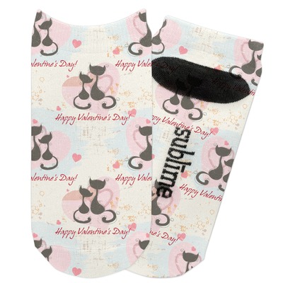 Cats in Love Adult Ankle Socks (Personalized)