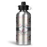 Cats in Love Water Bottles - 20 oz - Aluminum (Personalized)