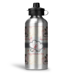 Cats in Love Water Bottle - Aluminum - 20 oz (Personalized)