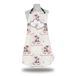 Cats in Love Apron w/ Couple's Names