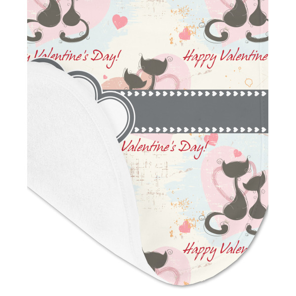 Cats in Love Baby Bib - AFT detail