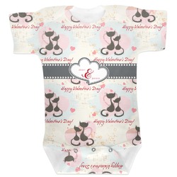 Cats in Love Baby Bodysuit (Personalized)