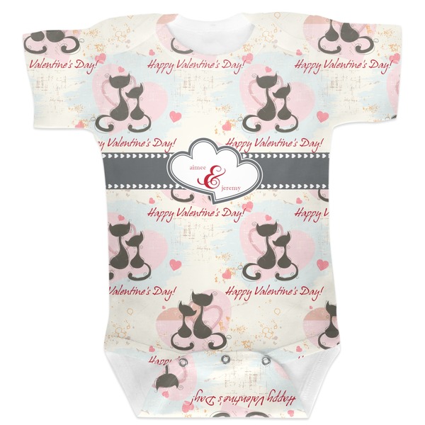 Custom Cats in Love Baby Bodysuit 6-12 (Personalized)