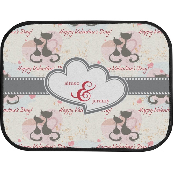 Cats in Love Back Seat Car Mat