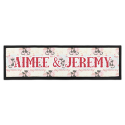 Cats in Love Bar Mat - Large (Personalized)
