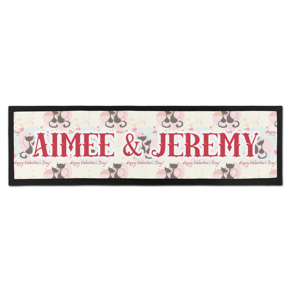Custom Cats in Love Bar Mat (Personalized)