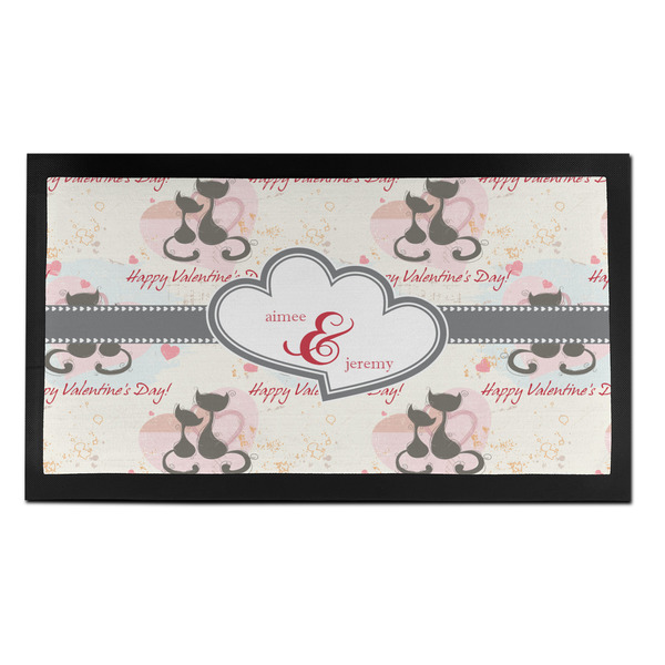 Custom Cats in Love Bar Mat - Small (Personalized)