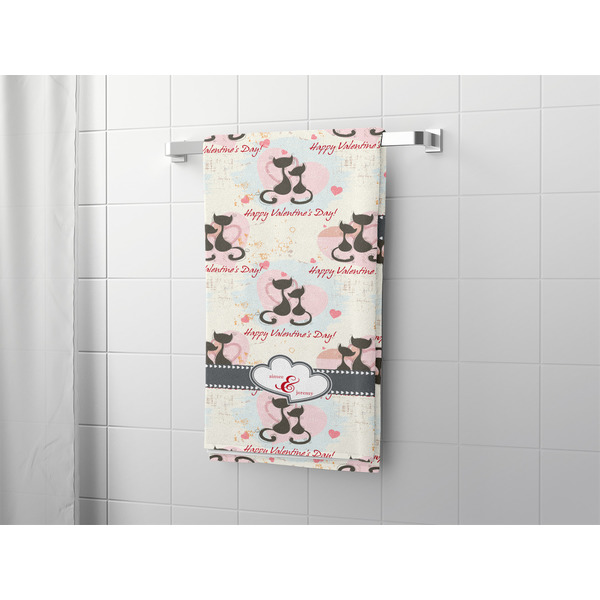 Cats in Love Bath Towel - LIFESTYLE