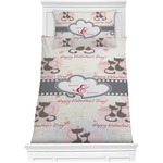 Cats in Love Comforter Set - Twin XL (Personalized)