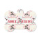 Cats in Love Bone Shaped Dog Tag