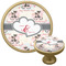 Cats in Love Cabinet Knob - Gold (Personalized)