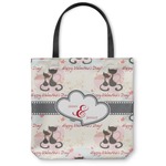 Cats in Love Canvas Tote Bag - Medium - 16"x16" (Personalized)