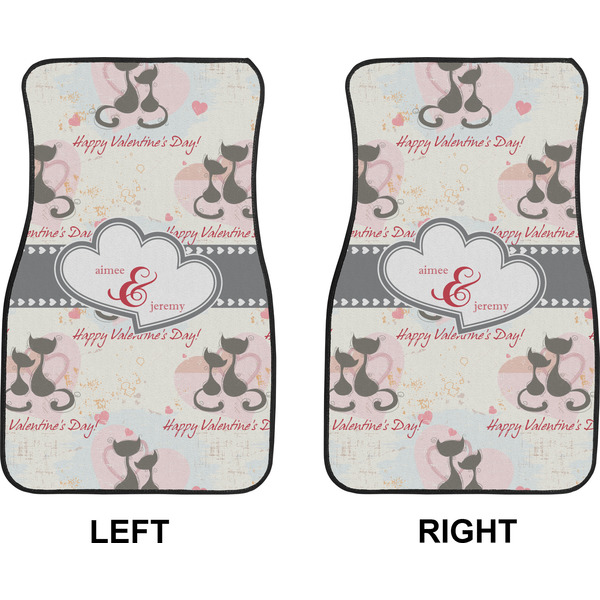 Cats in Love Car Mat Front - Approval