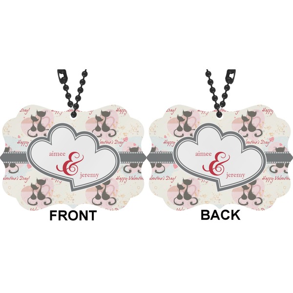 Cats in Love Car Ornament (Approval)