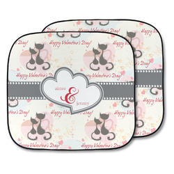 Cats in Love Car Sun Shade - Two Piece (Personalized)