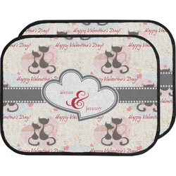 Cats in Love Car Floor Mats (Back Seat) (Personalized)