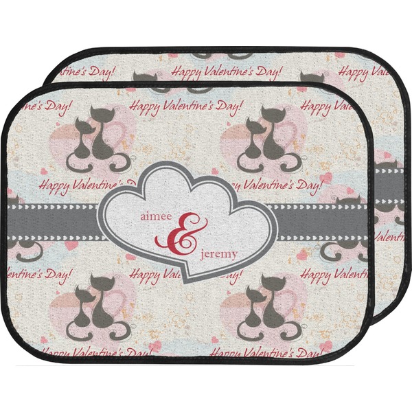 Cats in Love Custom Car Floor Mats Set (2Front & 2Back)