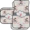 Cats in Love Car Floor Mats Set - 2 Front & 2 Back (Personalized)
